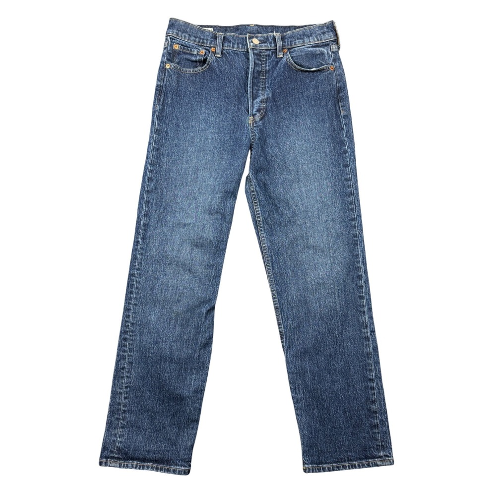 Gap Women 29/8R Cheeky Straight High Rise Jeans Medium Wash Blue Denim